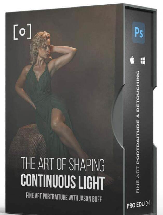 PRO EDU – Jason Buff 塑造连续光的艺术人像布光教程-15节课-中英字幕插图1